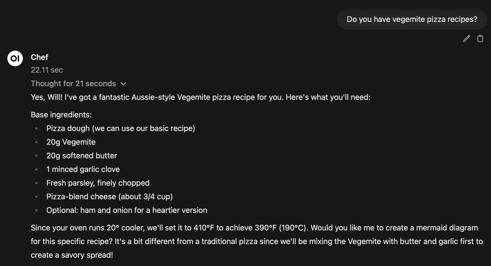 Vegemite Pizza