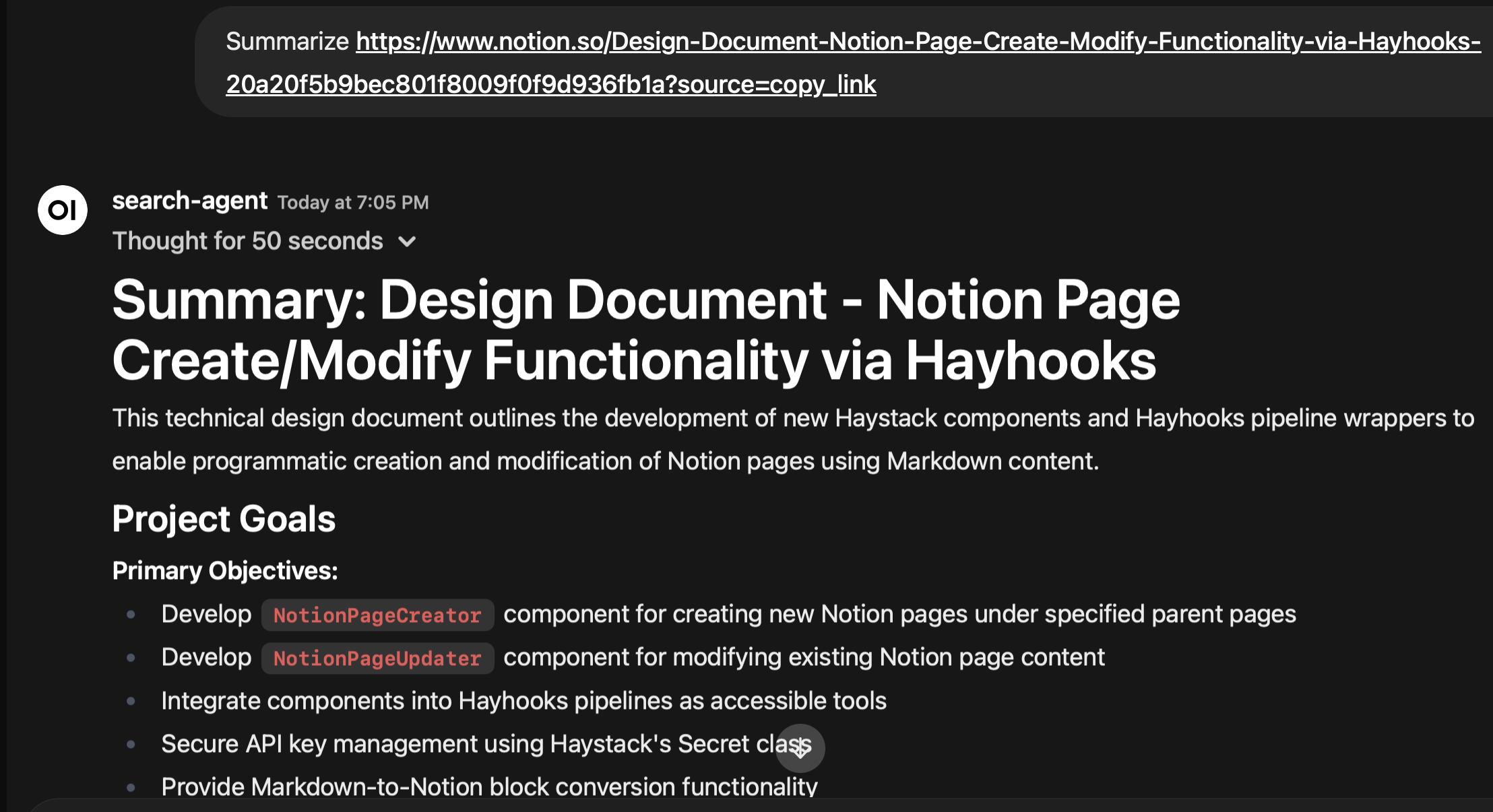 Design of Notion Converter
