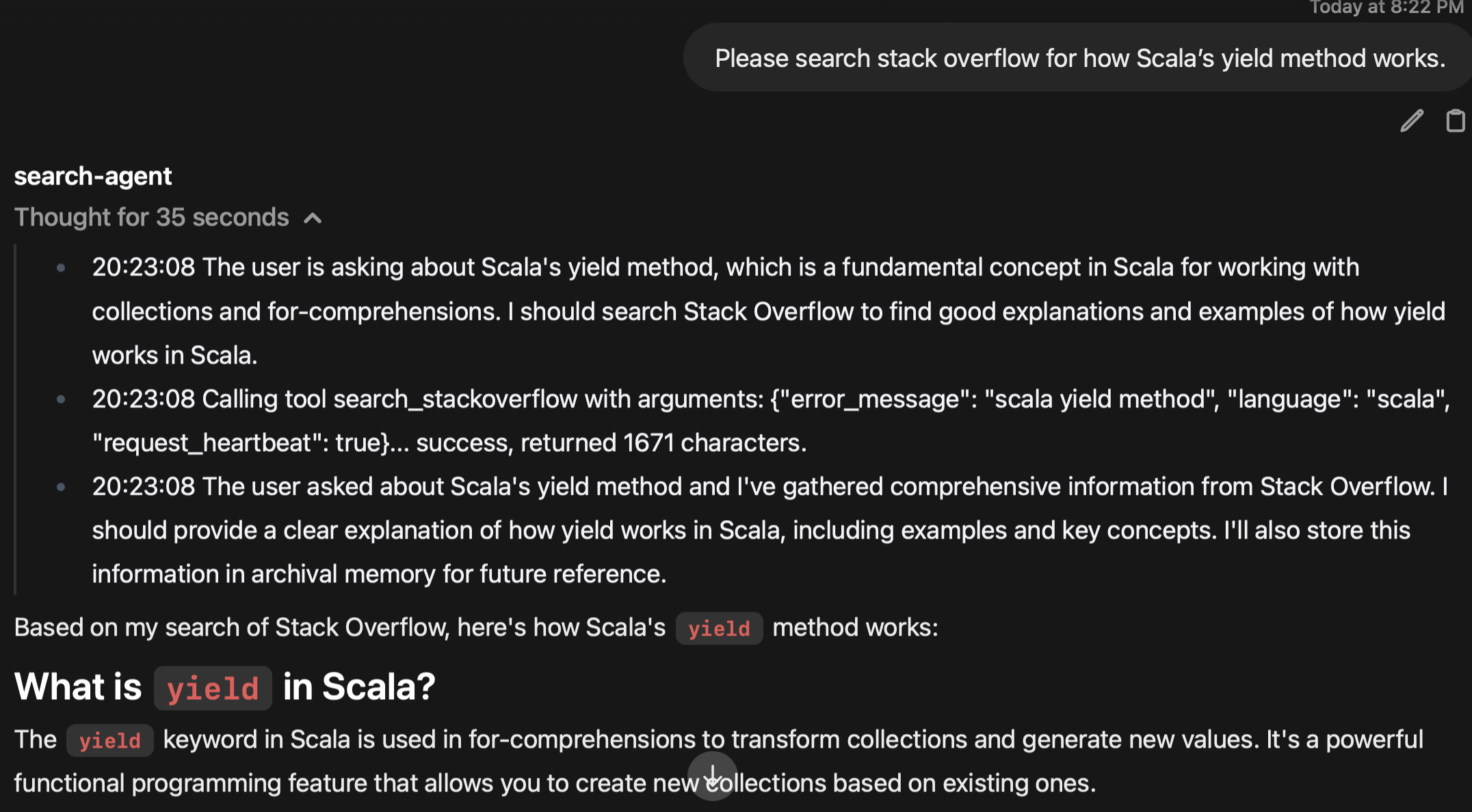 How Does Scala's Yield Work?